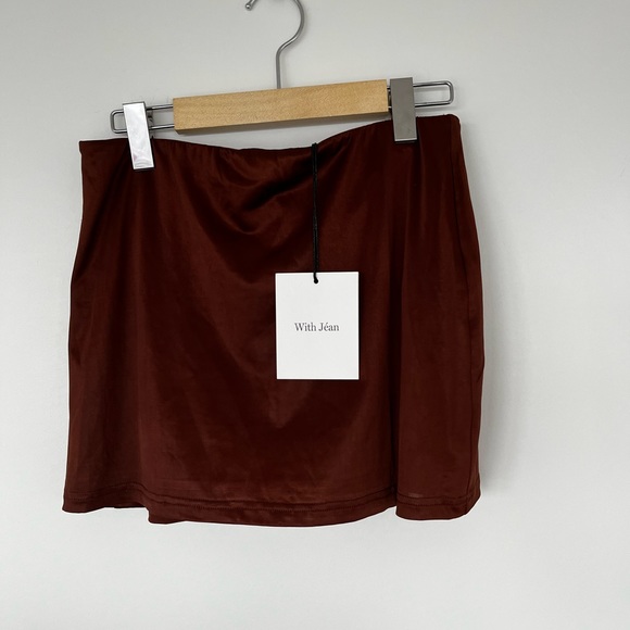 With Jean Dresses & Skirts - With jean mini skirt